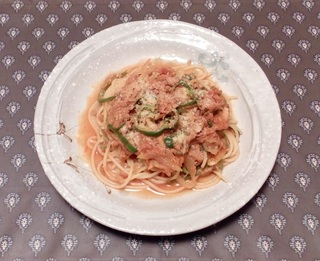 ツナのトマトスパゲッティ