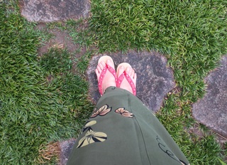 Wearing Yukata